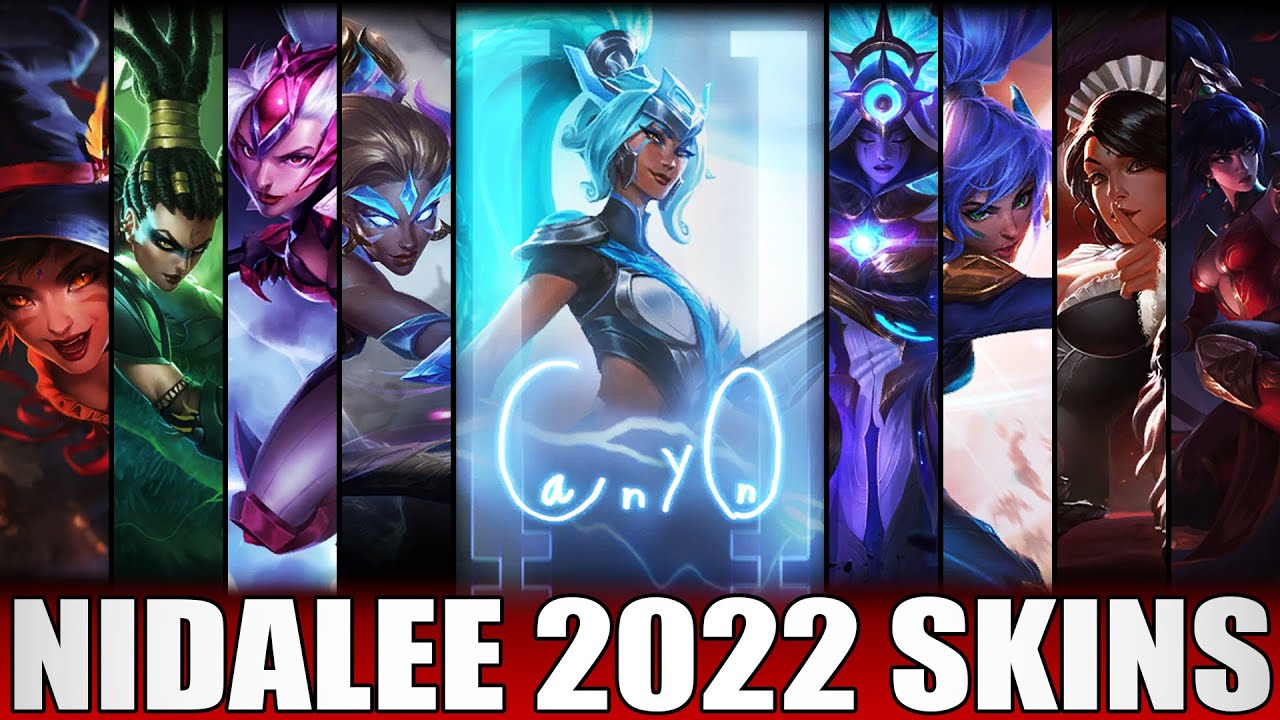 ALL NIDALEE SKINS 2022 | Including DWG Nidalee