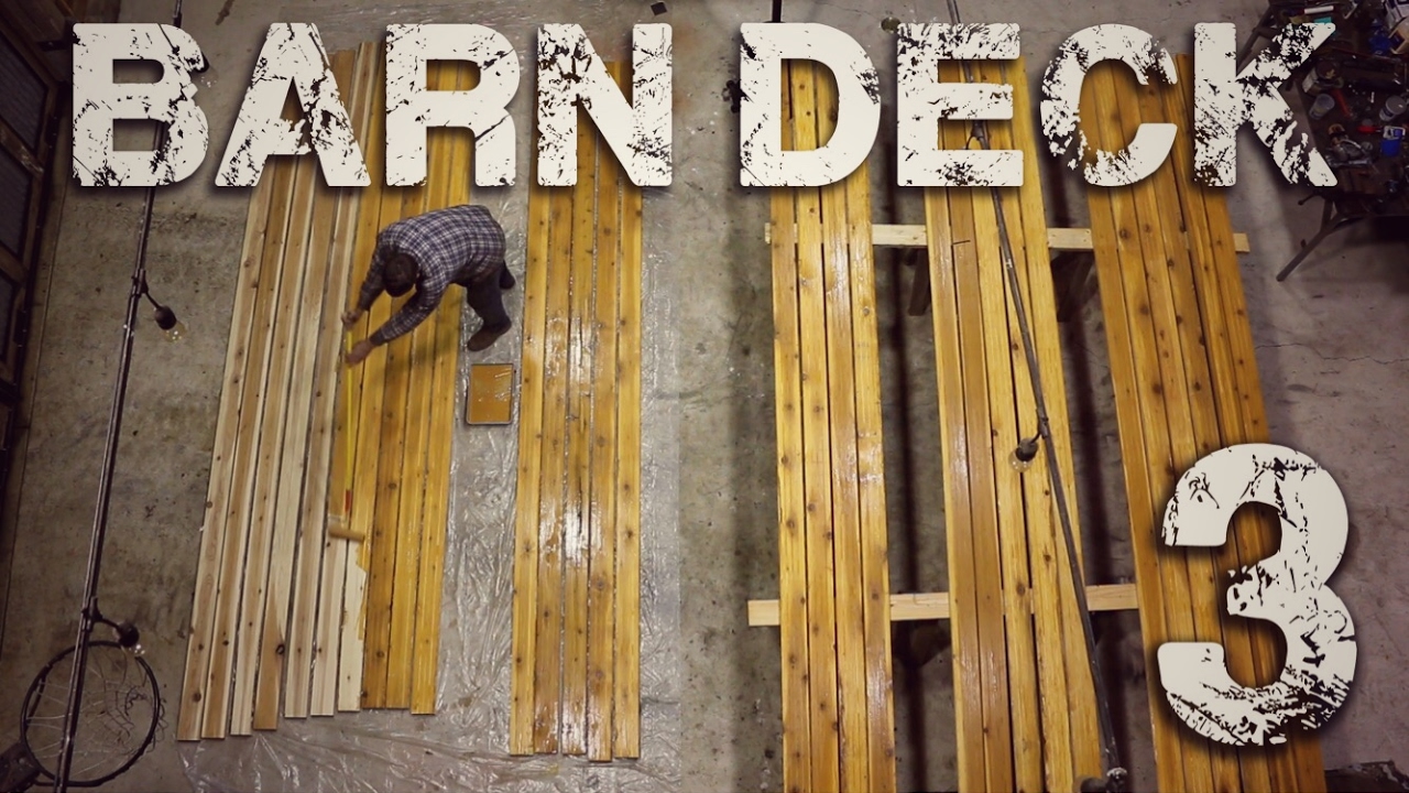 Barn Deck pt. 3 - Gravel, Metal, and Cedar