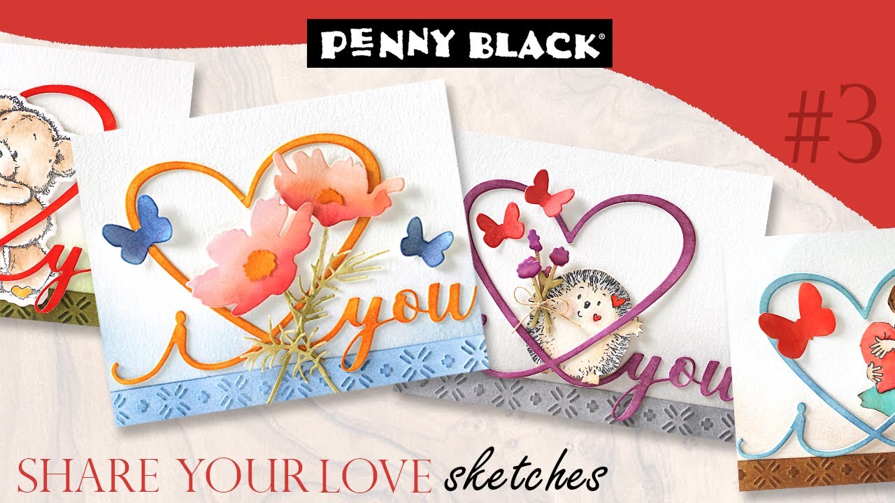 This die makes designing easy! | Stash-Busting Sketches | Share Your Love #3