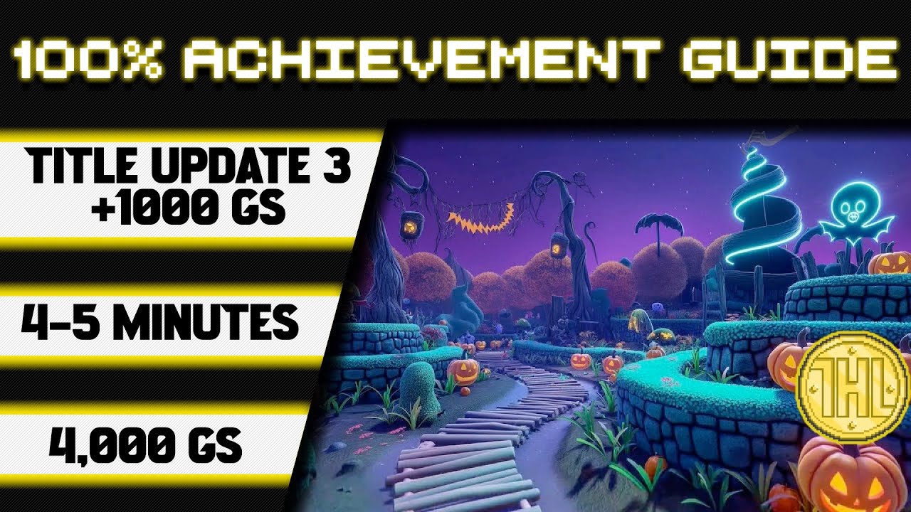 Ghoulie's Garden Title Update 3 100% Achievement Walkthrough * 1000GS in 4-5 Minutes *
