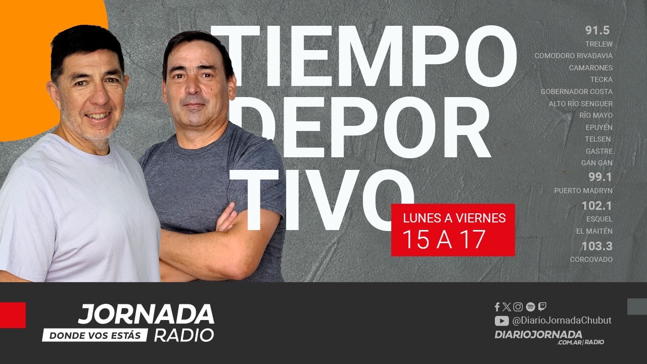 🟢 EN VIVO🎙️TIEMPO DEPORTIVO – con Sandro Giménez y Edgardo Lillo