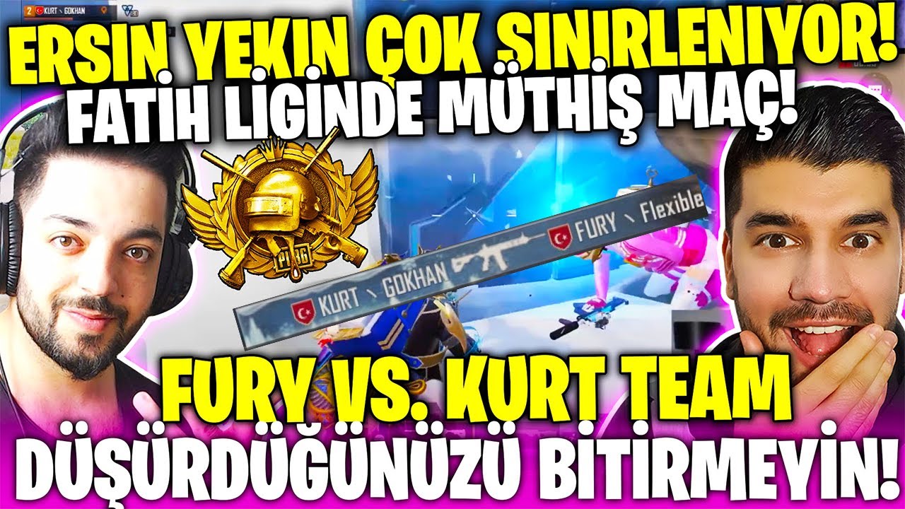 Ersin Yekin VS Gökhan Kurt KARŞI KARŞIYA - NEFES KESEN KAPIŞMA - PUBG MOBİLE YAYINCI KARŞILAŞMALARI