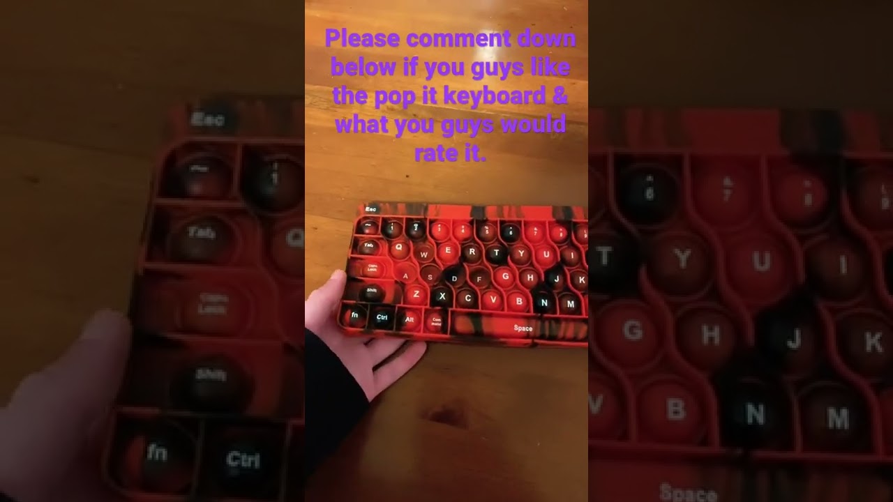 The cool pop it keyboard. 