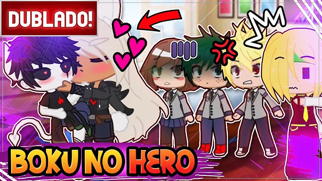 [ DUBLADO ] SE GASTER ESTIVESSE EM BOKU NO HERO ACADEMIA 😱 l MINI FILME GACHA CLUB