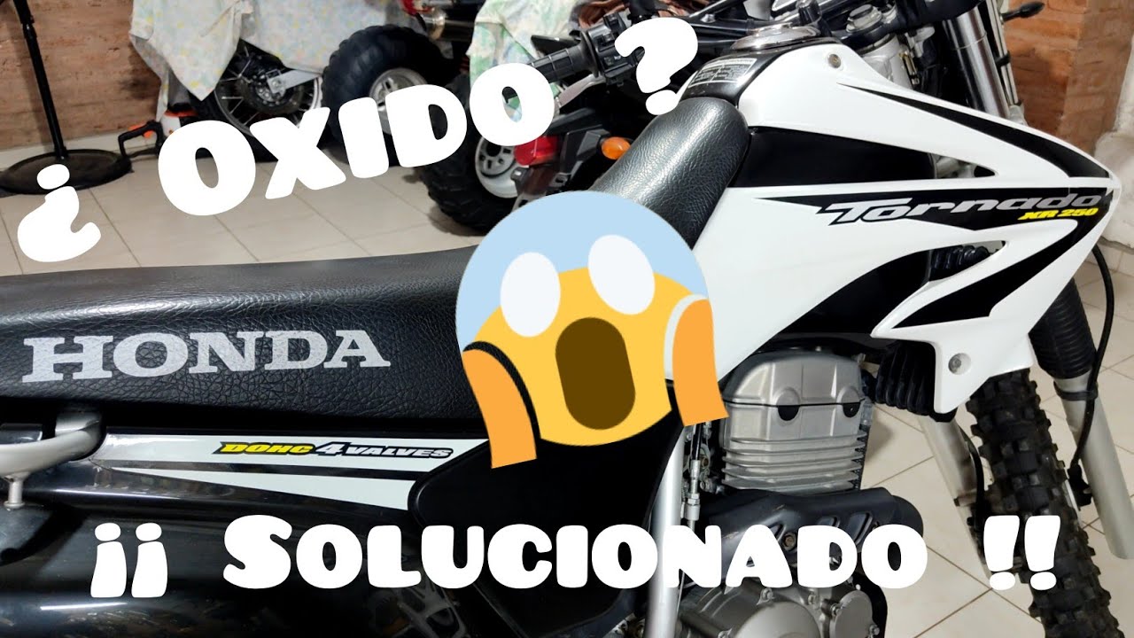 Honda Tornado XR 250 - Óxido cuadro chasis - Drenajes chasis - Mantenimiento de rutina -