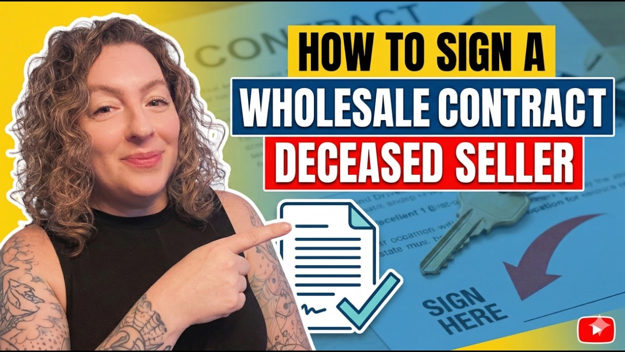 How To Sign A Wholesale Contract For Deceased Sellers