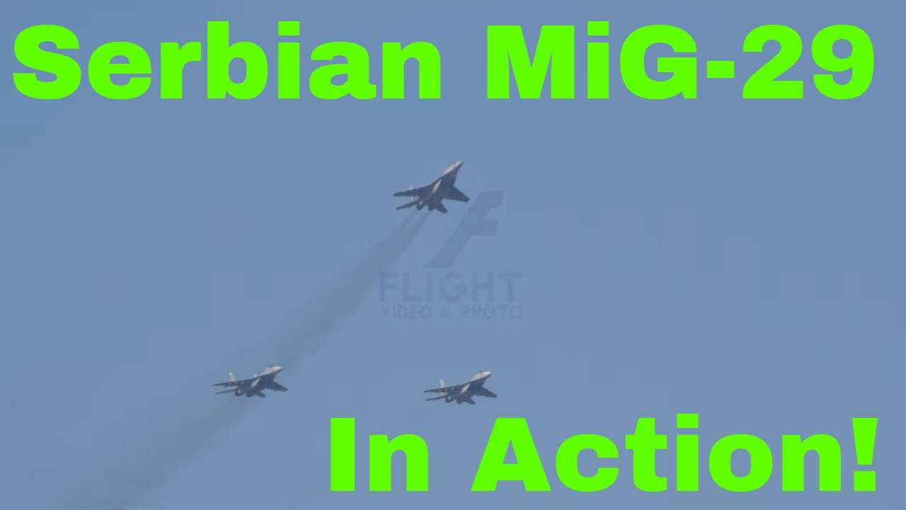Combat Aircraft MiG-29 Fulcrum of Serbian Air Force at Sloboda 2017