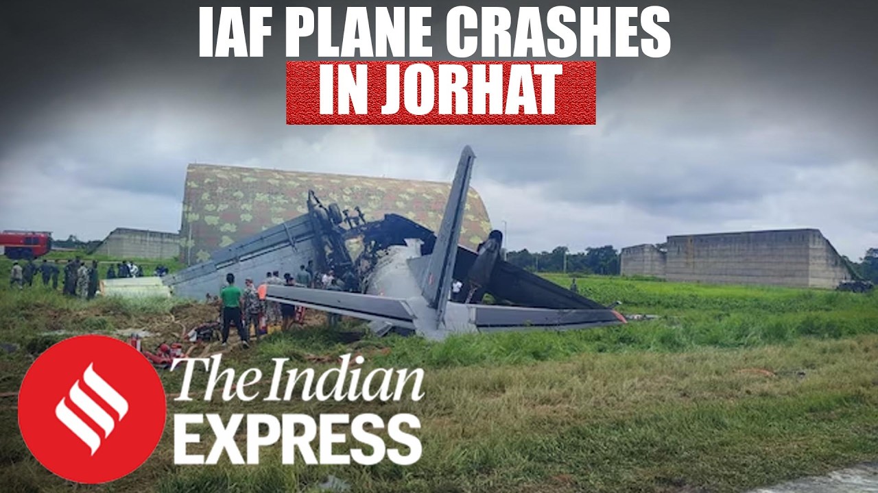 IAF AN-32 Transport Aircraft Crashes While Landing in Assam's Jorhat