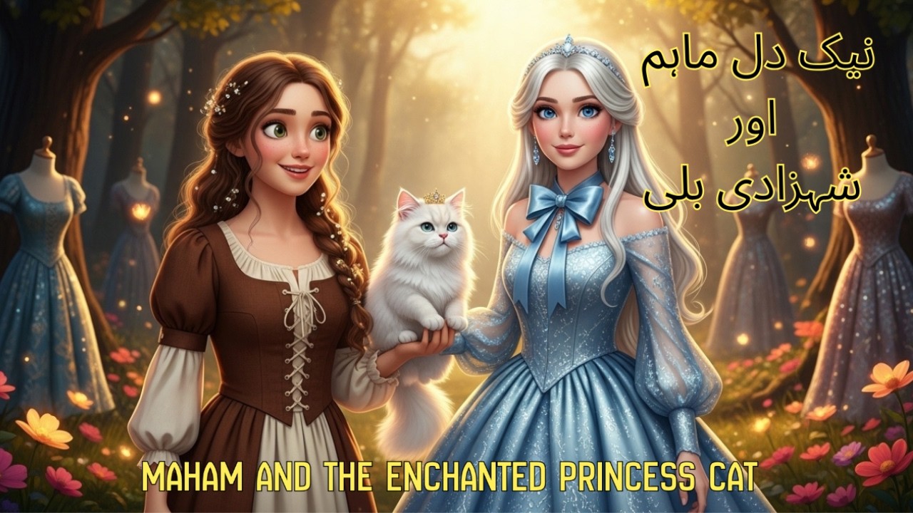 نیک دل ماہم اور شہزادی بلی | اردو کہانیاں: Kind-Hearted Maham and Princess Cat | Urdu Fairy Tales