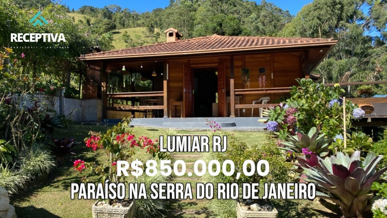 LUMIAR Belíssima Chácara na Serra do estado do Rio de Janeiro