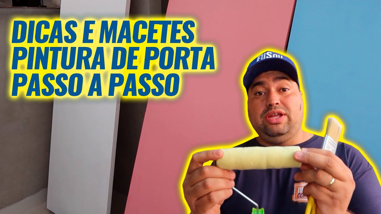 O MELHOR JEITO de PREPARAR e PINTAR porta e janela de madeira