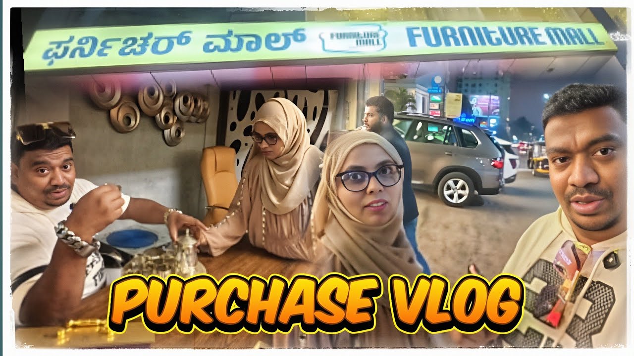 Posa item Purchase Vlog.. 🥰 Furniture Mall Udupi. Udupi Couple vlogs
