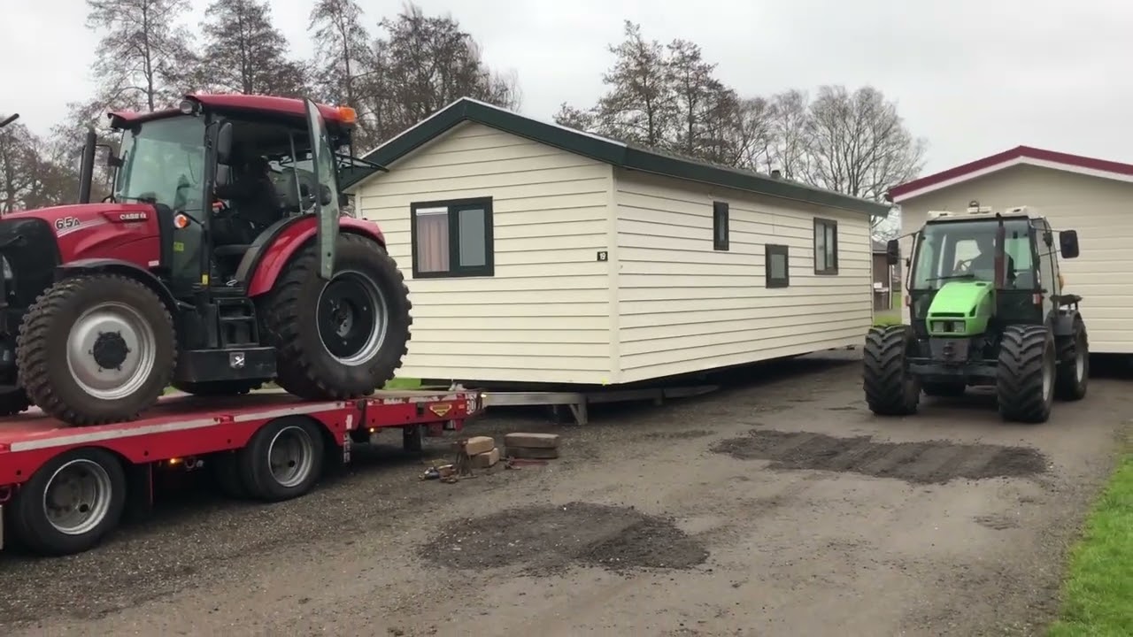 Transport en plaatsen Gritter chalet bij de Lits, Eastermar