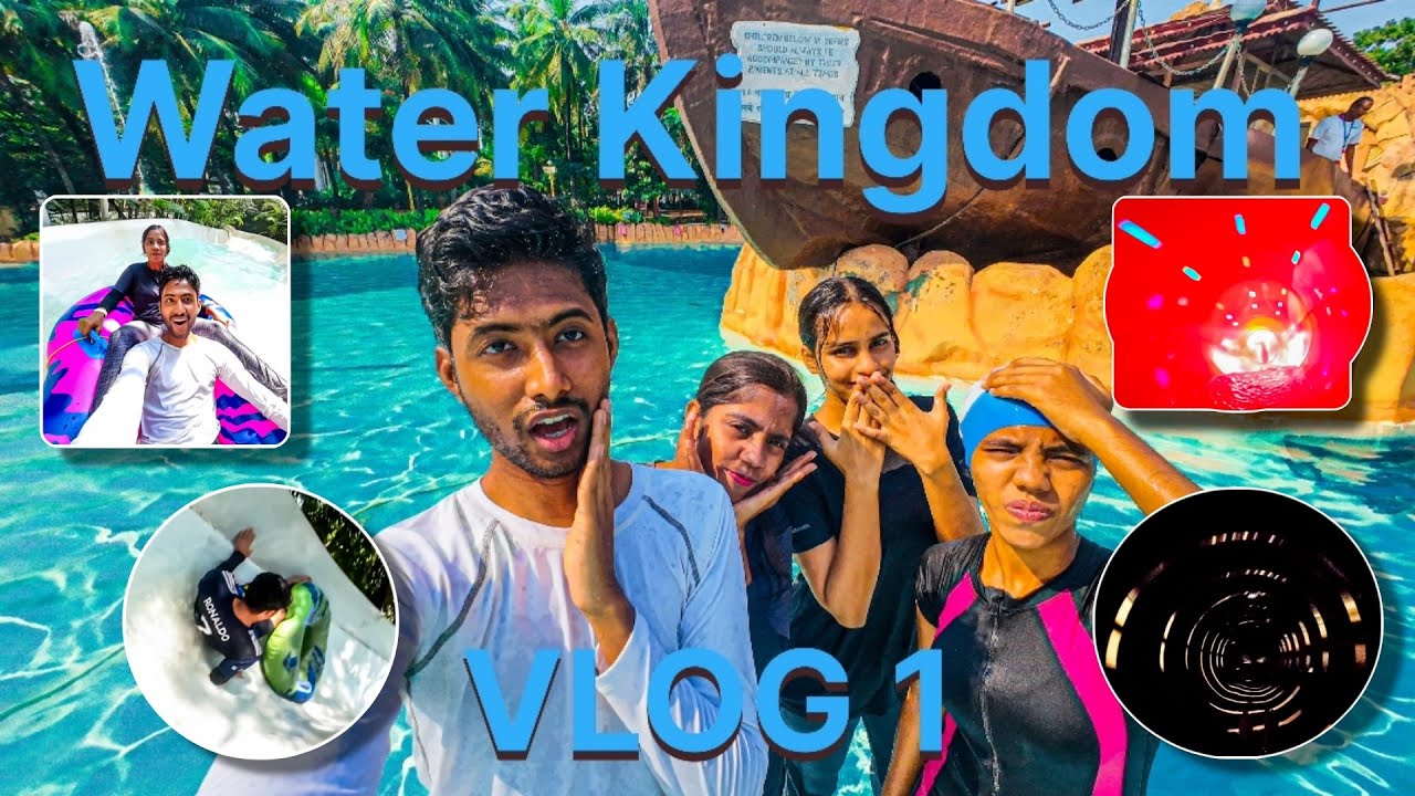 Water Kingdom Vlog 1 🌊 | Fun with Friends 🕺🏻 | Shot on DJI Action 4