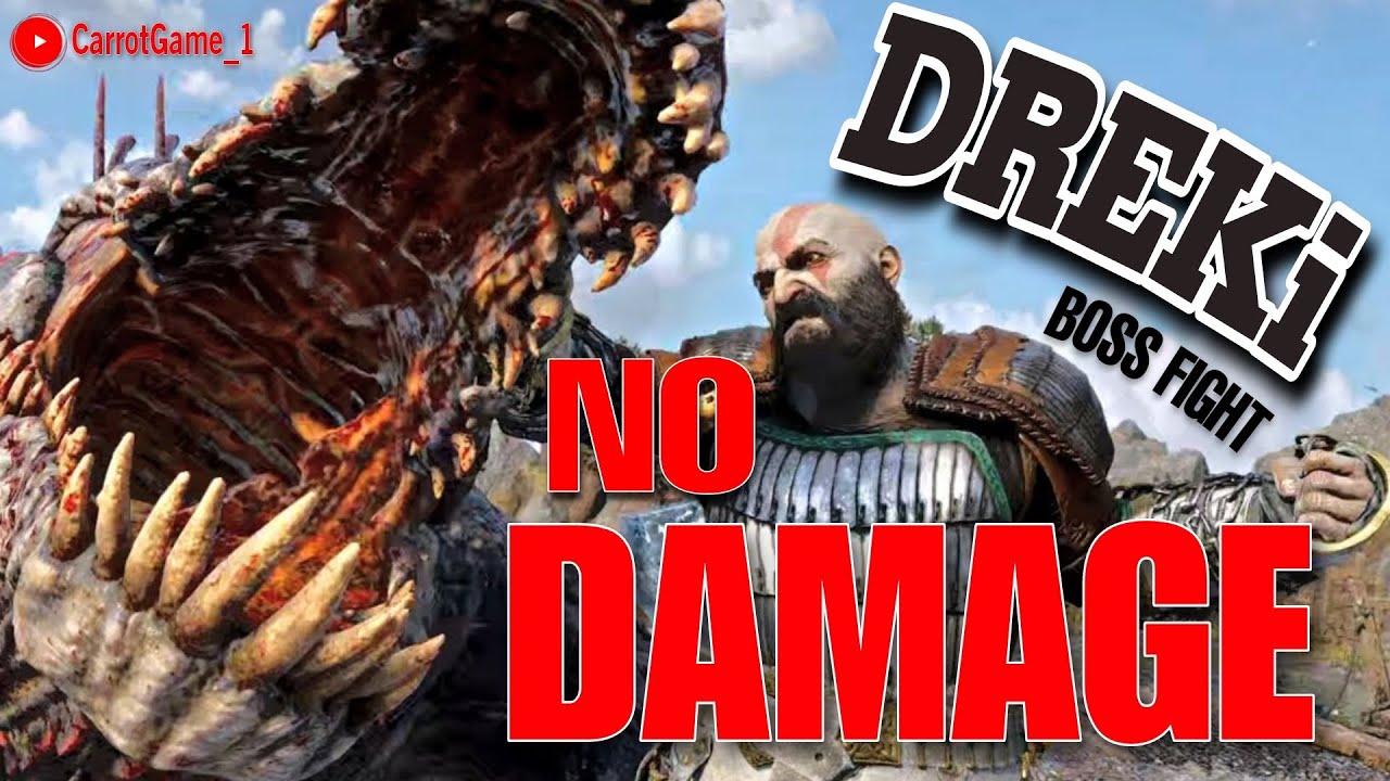 DREKI no damage boss fight guide #nodamage  #godofwar #ragnarok