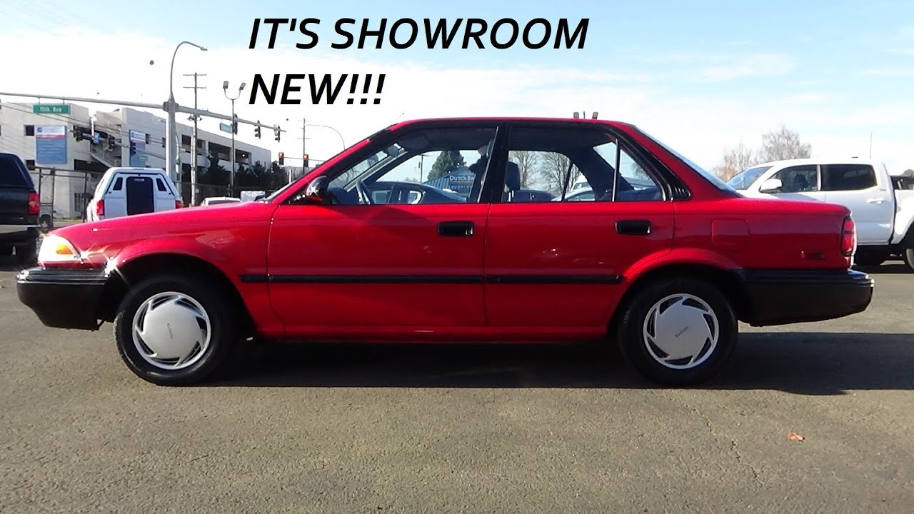 Эта идеальная Corolla 1991 года заслуживает места в музее! (Автомобильная документация и руководс...