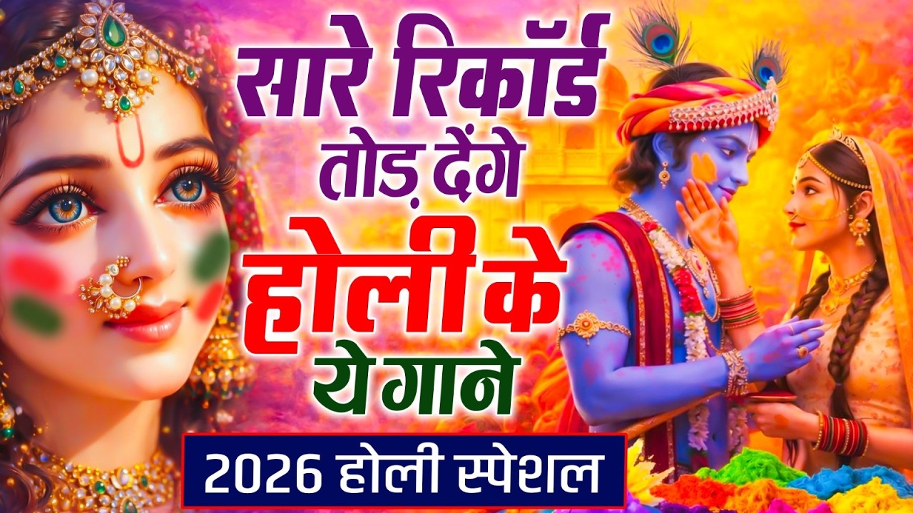 2026 के होली भजन Nonstop Holi Bhajan 2026 | Top10 Radha Krishna Holi Bhajan |Lathmar Holi Barsana