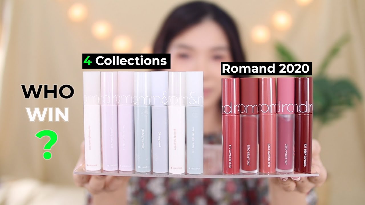 REVIEW ROMAND 2020 HANBOK PROJECT ❤️ JUICY LASTING TINT ❤️ ZERO VELVET TINT 💄Who Win❓