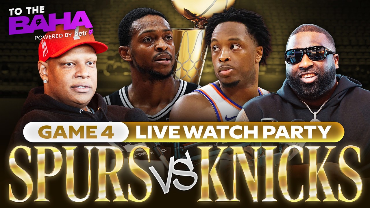KNICKS vs SPURS GAME 4 👀 Can Wemby Even the NBA Finals? | Watch Party