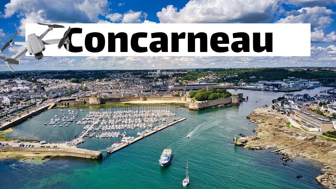 Concarneau en drone