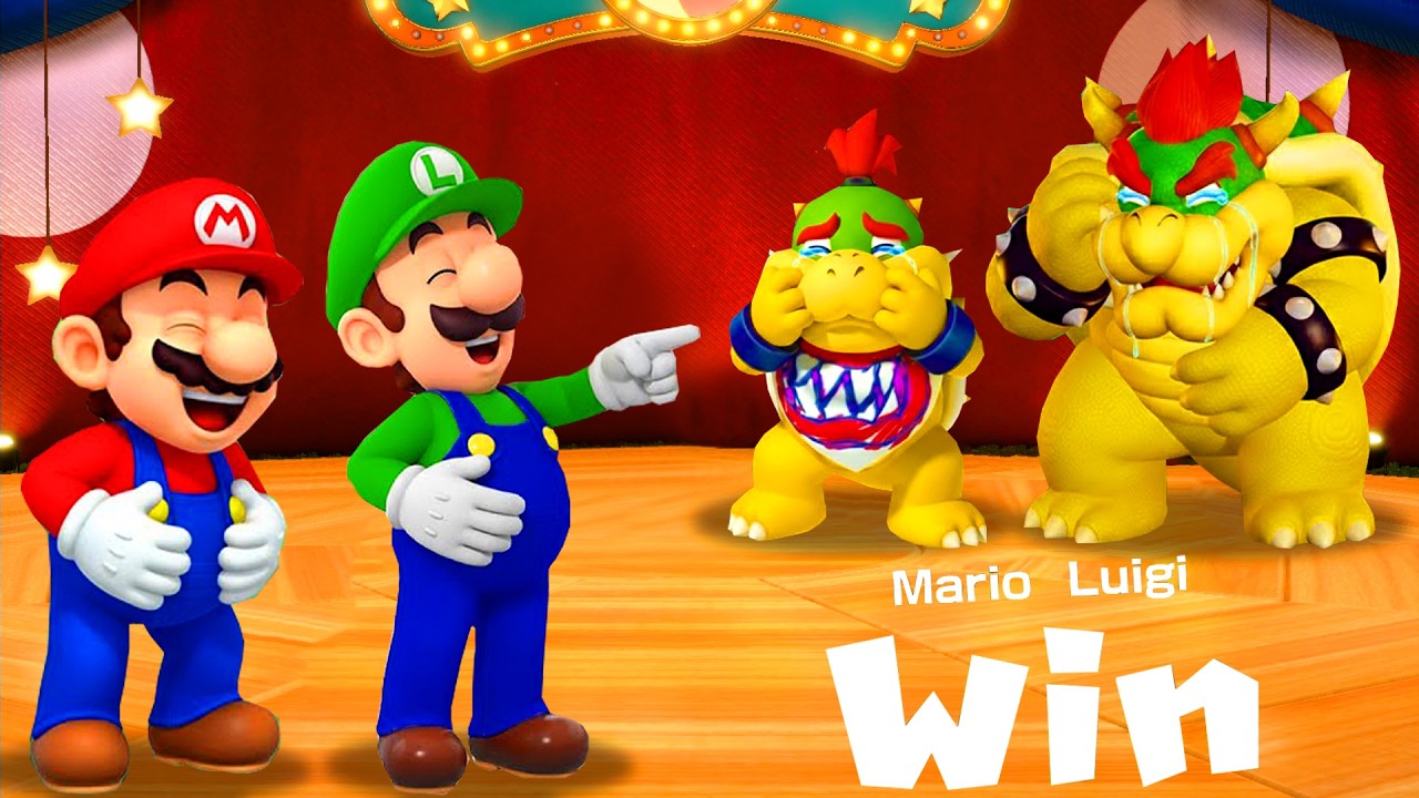 Super Mario Party Jamboree Gets CRAZY! Mario vs Luigi vs Bowser Jr. vs Bowser (Master CPU)