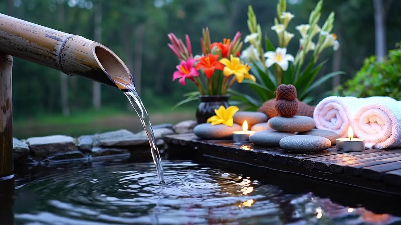 Relaxing Music with Water Sounds 🌿 Deep Healing & Stress Relief | Calm Your Soul & Anxiety, Spa