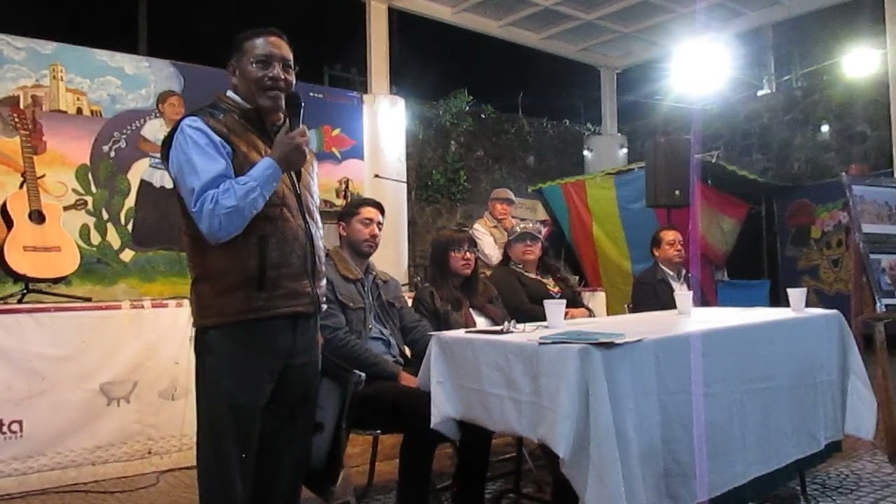 Teuctli evocado por Marco Aurelio Morales P&eacute;rez en el Consejo de la Cr&oacute;nica de Milpa Alta...