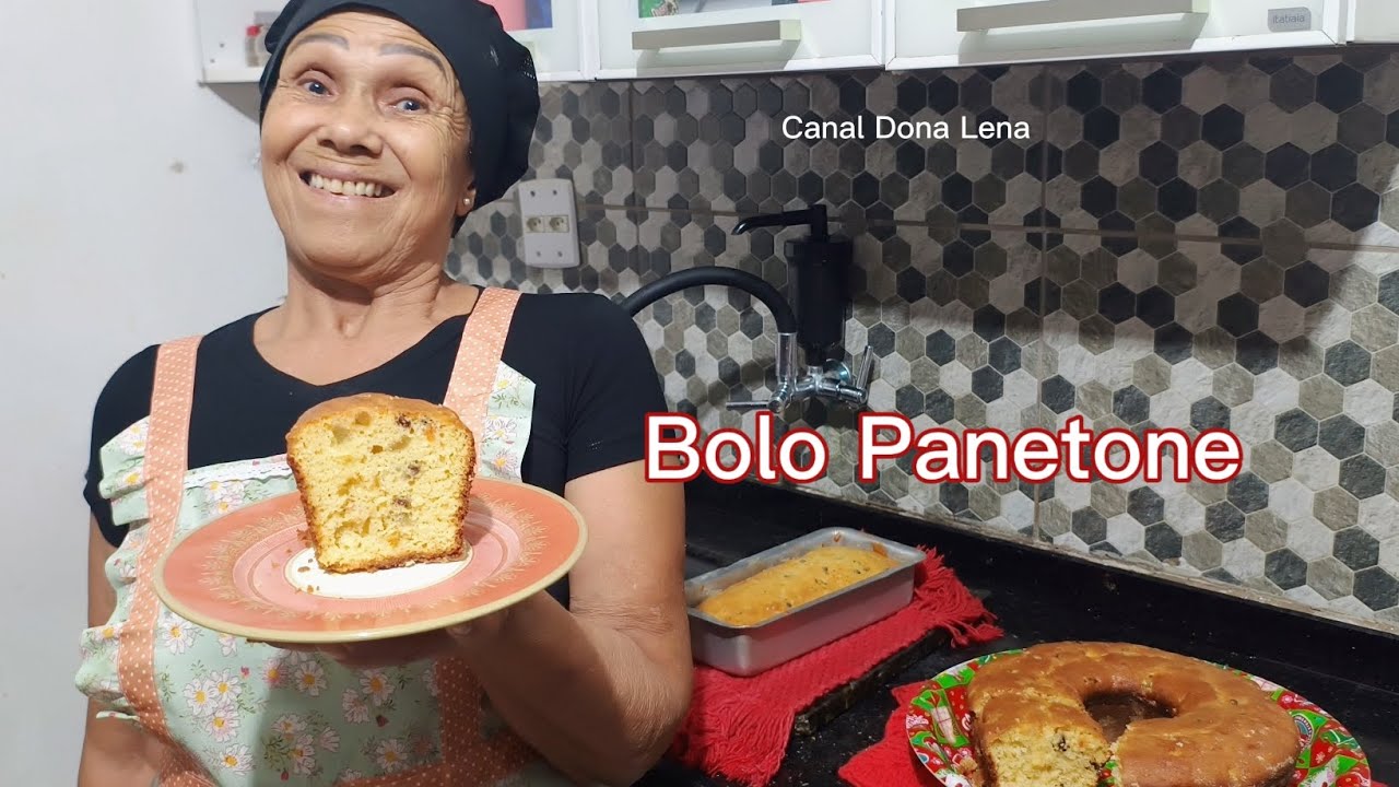 Bolotone com frutas cristalizadas