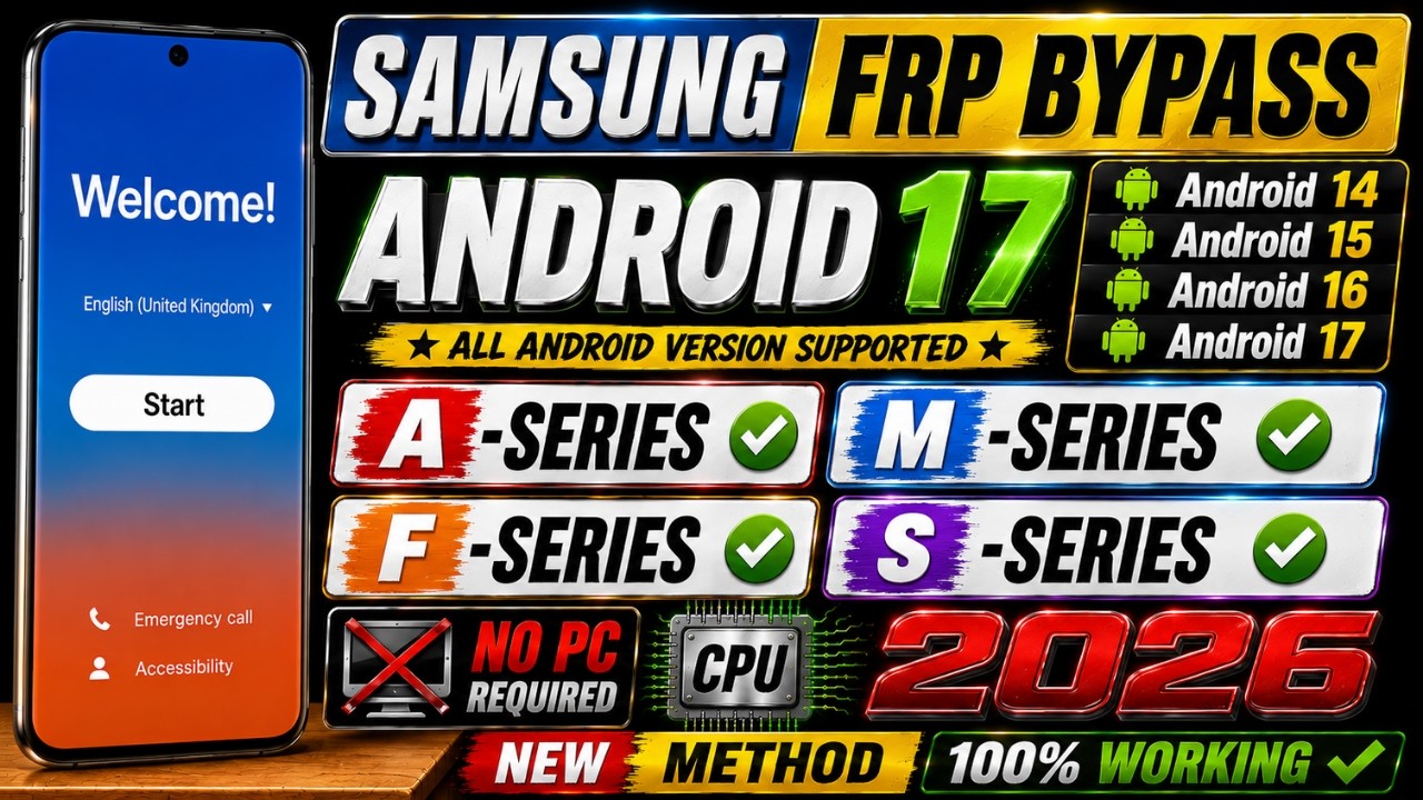 All Samsung FRP Bypass |Android 14/15/16/17 | New Trick Works All Models | No PC Required