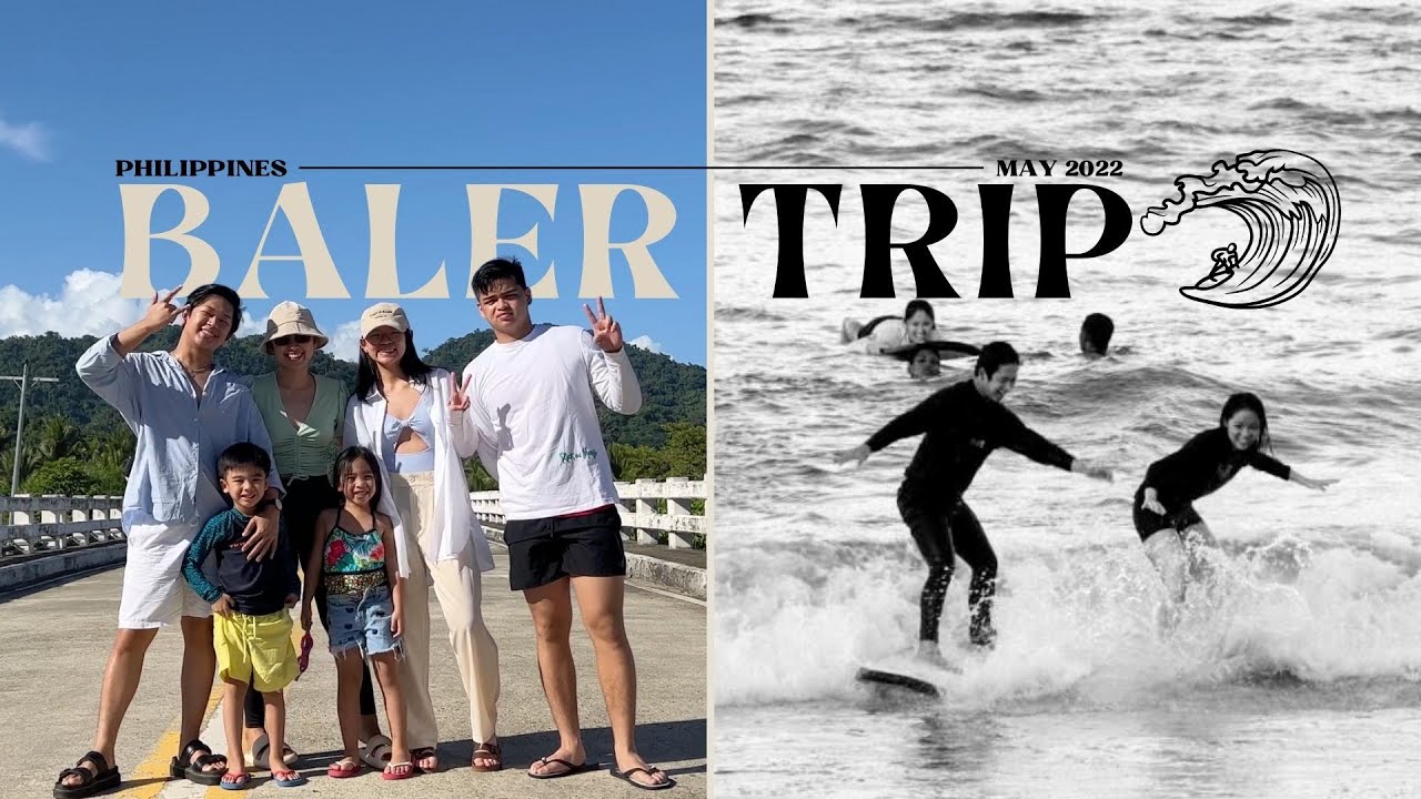 BALER VLOG | NALU SURF CAMP | BEACH + SURFING | ROADTRIP | JERARD LAZARO