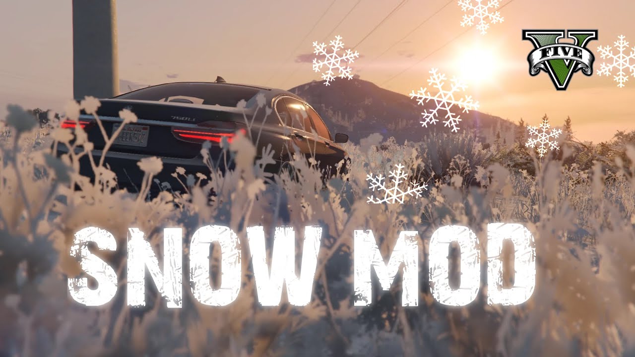 Snow in GTA V ? - Snow Mod ! + Installation | Redwood