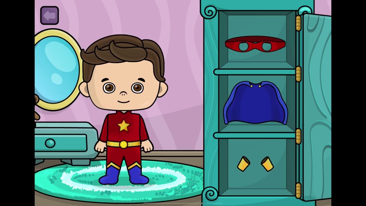 Bimi Boo Dress Up Games for Kids - Superhero and Mermaid Dress Up - Educational Games for Kids
