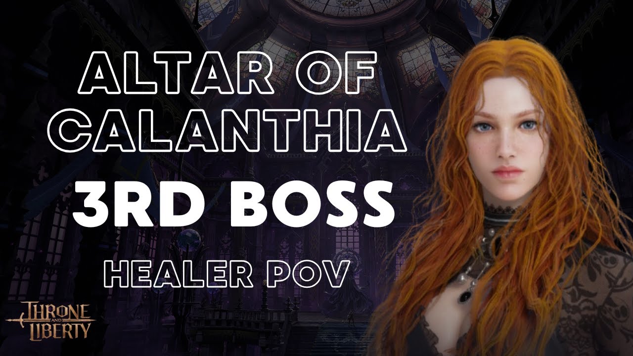 Altar of Calanthia | Raid DIFFICULT | 3rd Boss | Healer POV | BowWand | Throne and Liberty