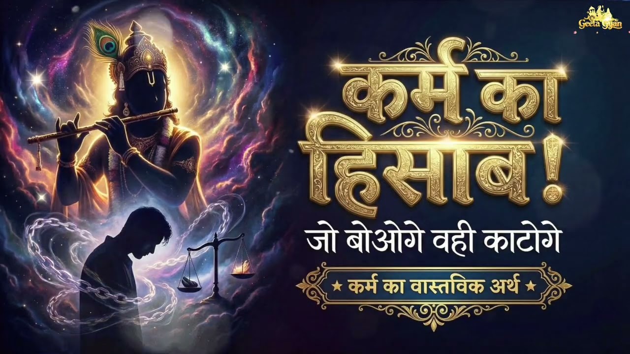 कर्म का हिसाब: जो बोओगे वही काटोगे | कृष्ण उपदेश | Geeta Gyan | धार्मिक ज्ञान | Life Truth