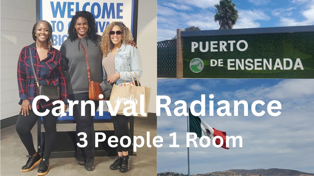 3 People 1 Room: Carnival Radiance Cruise