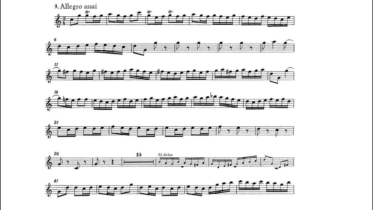 Johann Sebastian Bach: Brandenburg Concerto n. 2 (Maurice André, trumpet) III