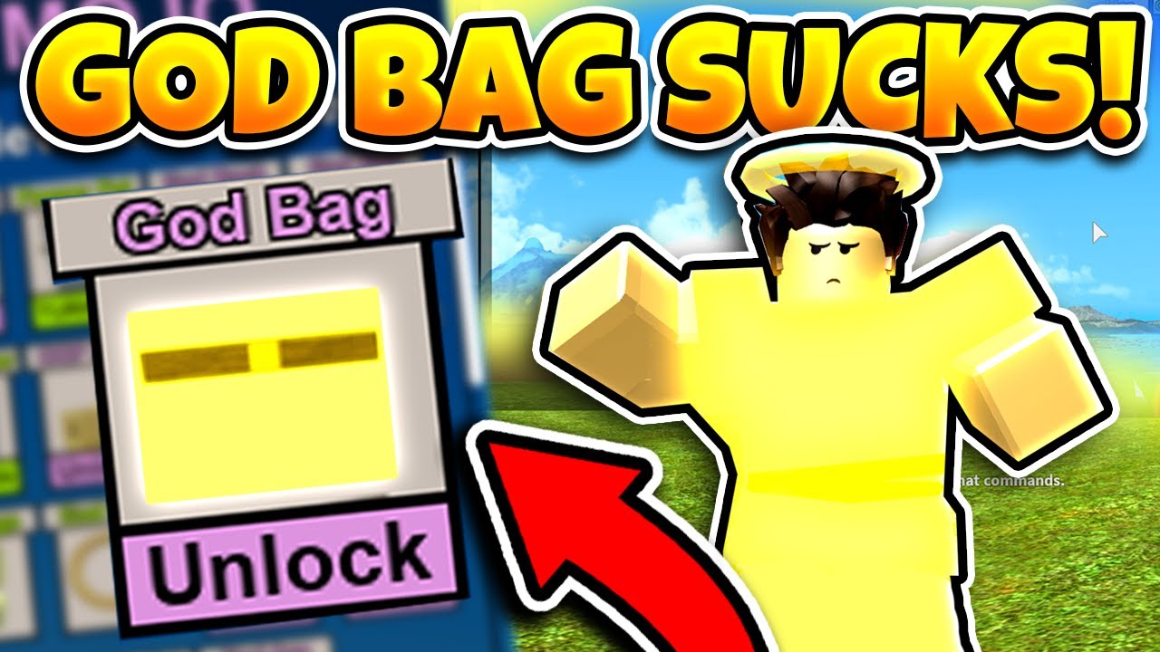 WHY YOU SHOULDN'T UNLOCK THE GOD BAG! (ROBLOX BOOGA BOOGA)