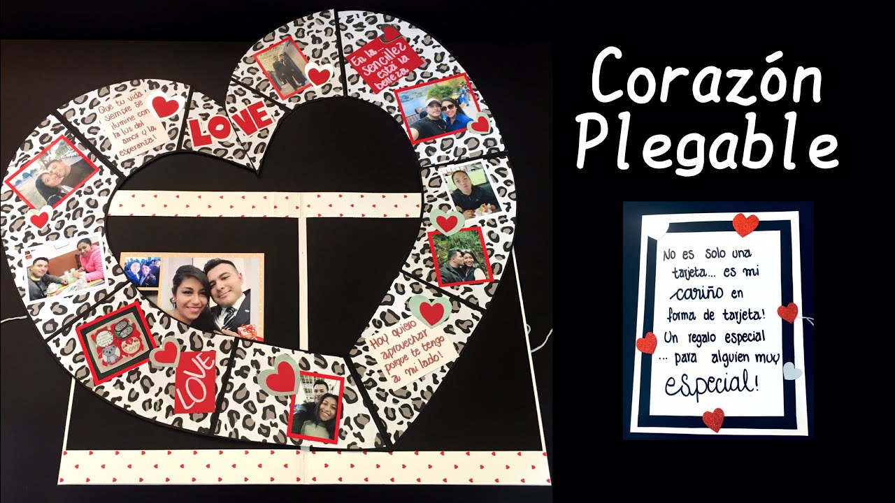 Tutorial carpeta con corazón plegable gigante