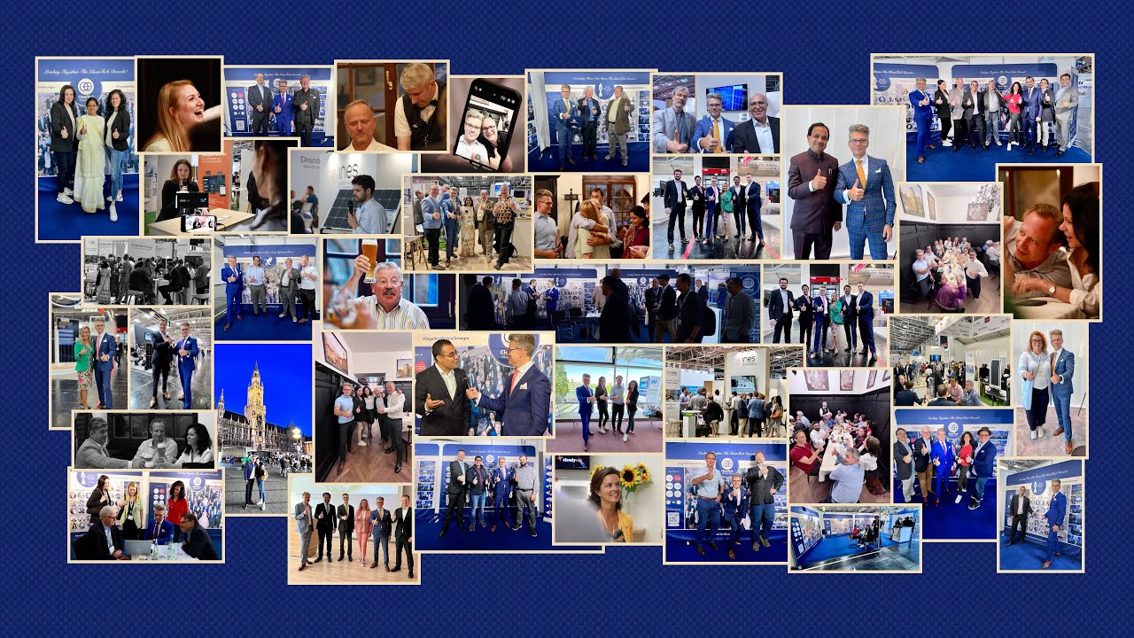 CleanTech Business Club Leaders at The Smarter E & Intersolar Europe, May 2022 Munich