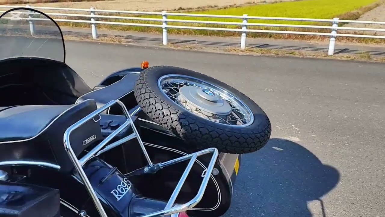 BMW R69S サイドカー 走行動画 