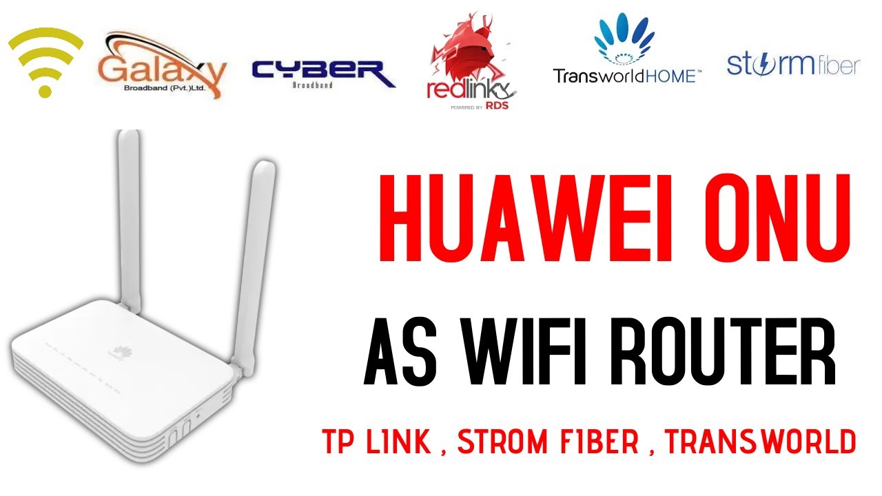 How to use Huawei ONU Router as Wifi Router | Unlock Echolife EG8247H5 | 2022