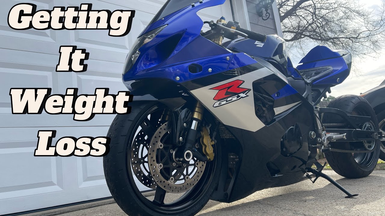 The 2004 GSX-R 1000 getting it 1lbs weight loss!￼