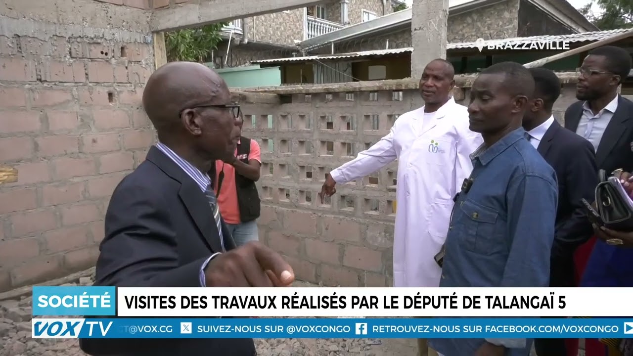 Visites des travaux réalisés par le député de talangaï