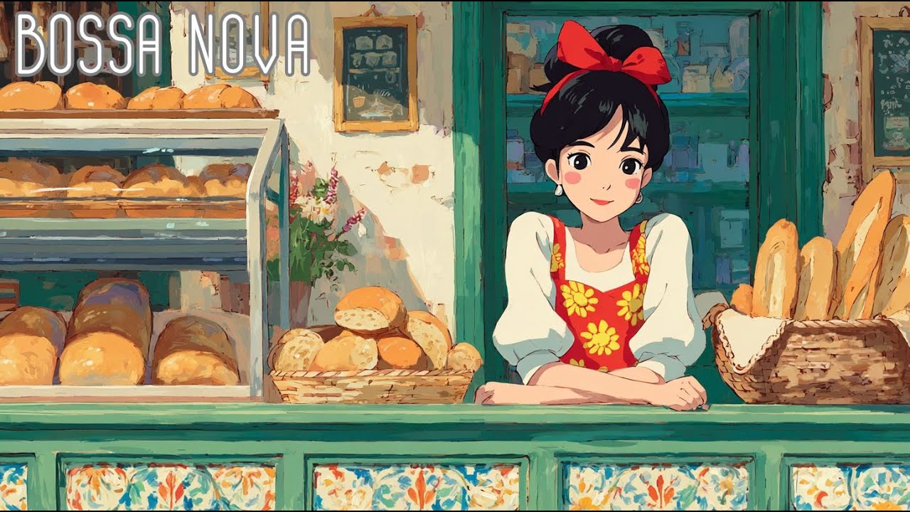 Fresh Bread Boosa Nova 🌿Soft Jazz for Peaceful Daytime Café Moments