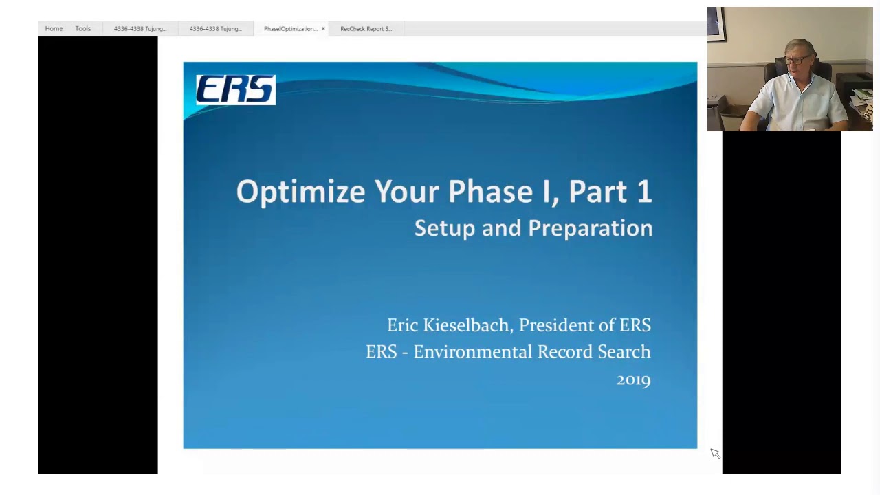 10 15 Optimize your Phase I ESA, Part 1