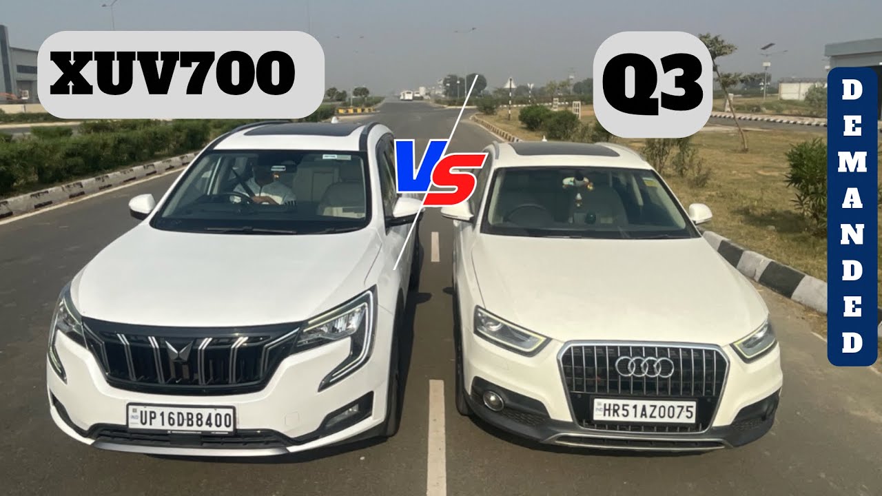 Xuv700 diesel automatic VS Audi Q3 TDI Quattro Drag race | Mhawk against a powerful german TDI 🔥