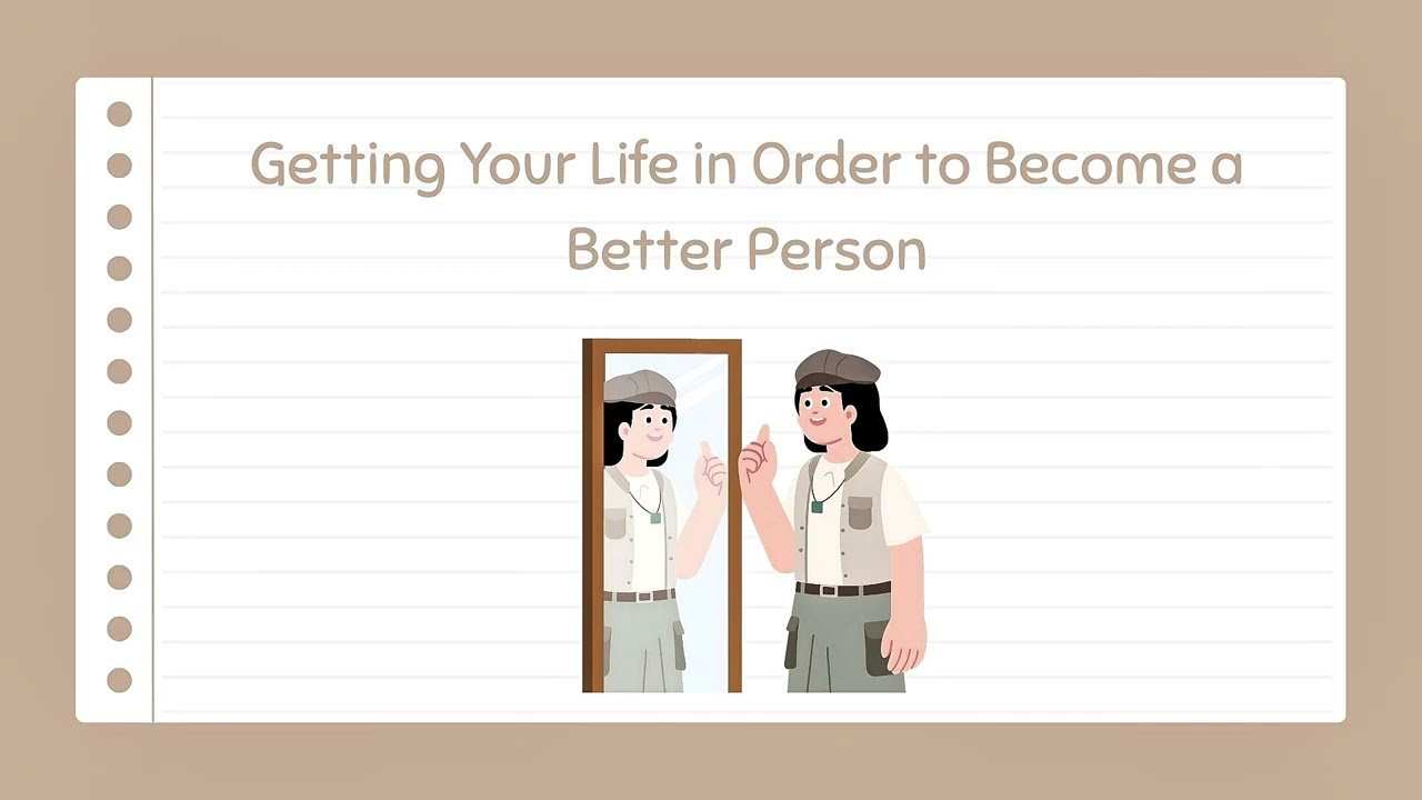 Shadowing 4 with Esra - Getting your life in order to become a better person | B1