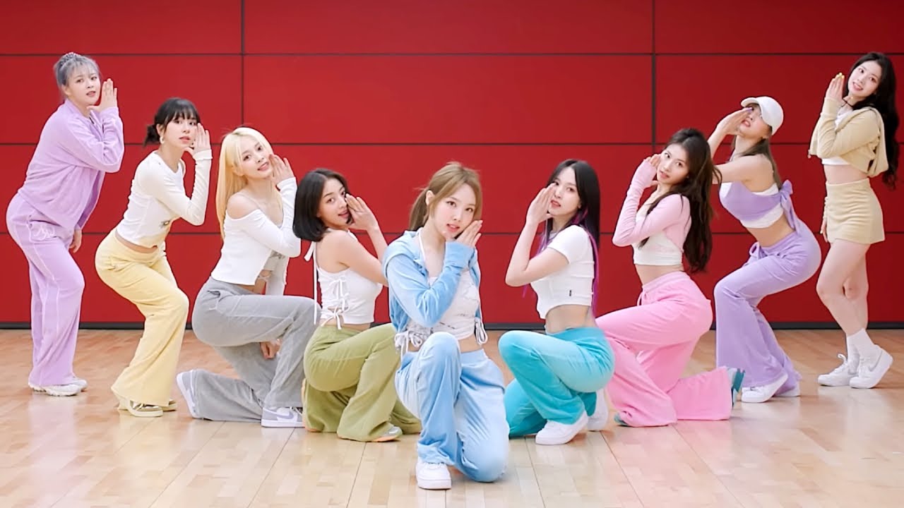 [MIRRORED] 4K TWICE (트와이스) - 'Talk that Talk (톡 댓 톡)' Dance Practice (안무연습 거울모드)
