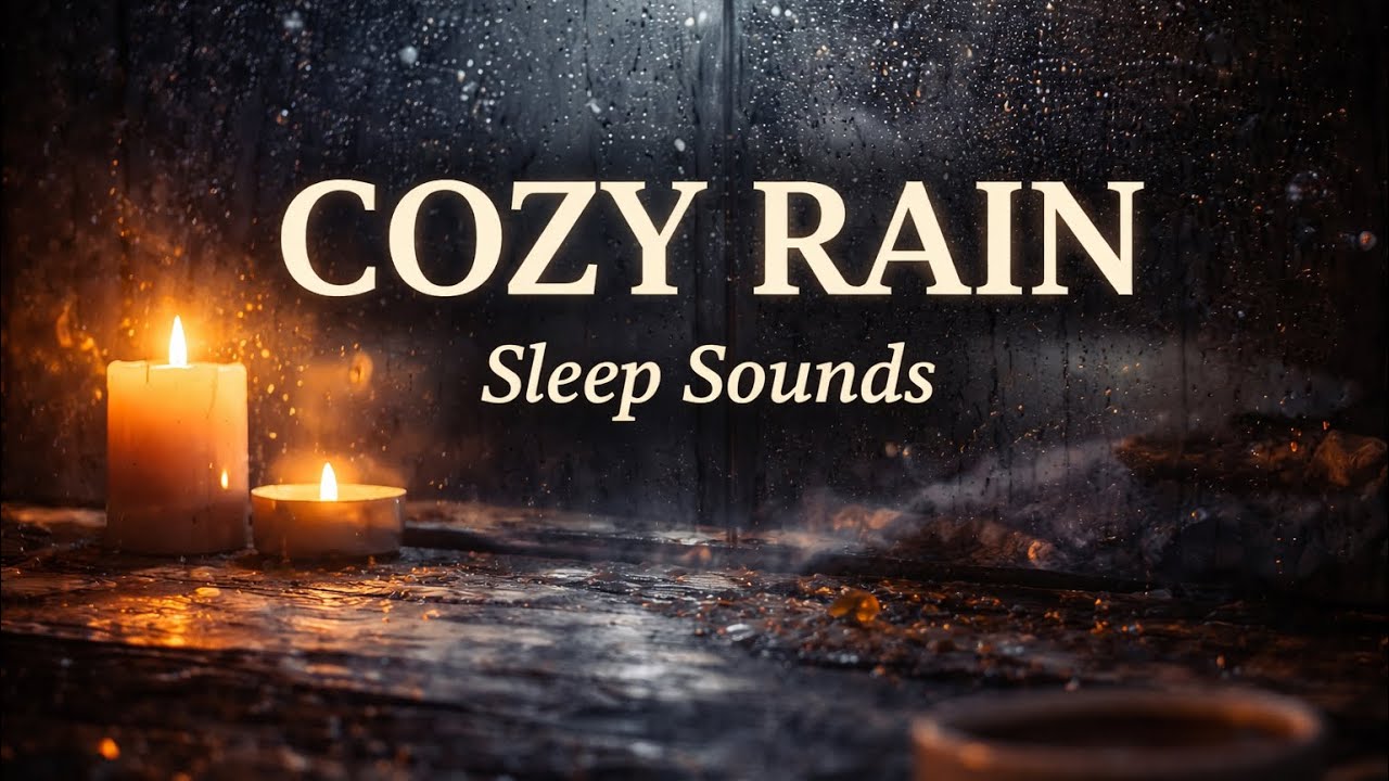 Rain for Meditation & Study 📚 | 2 Hours Black Screen 📺 