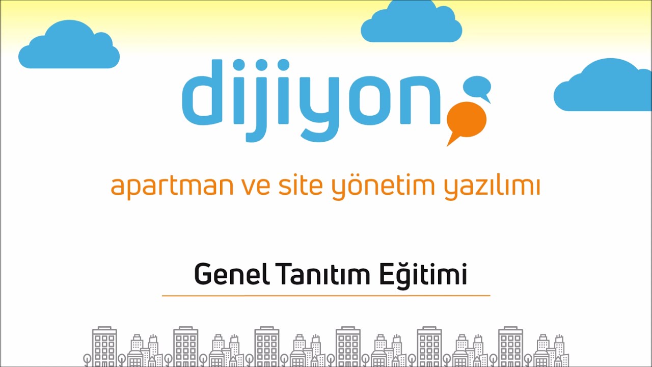 Genel Tanıtım Dijiyon Apartman ve Site Yönetim Yazılım Programı